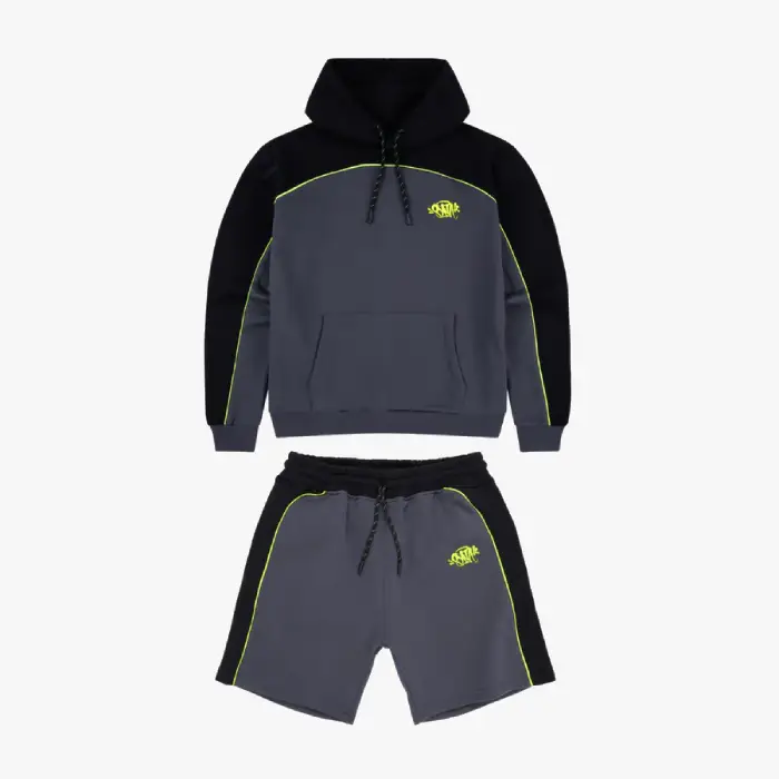 Buy the Short set featuring the Syna logo – Black/Volt – at a bargain price from Syna Worlds. You can rely on our quality guarantee.