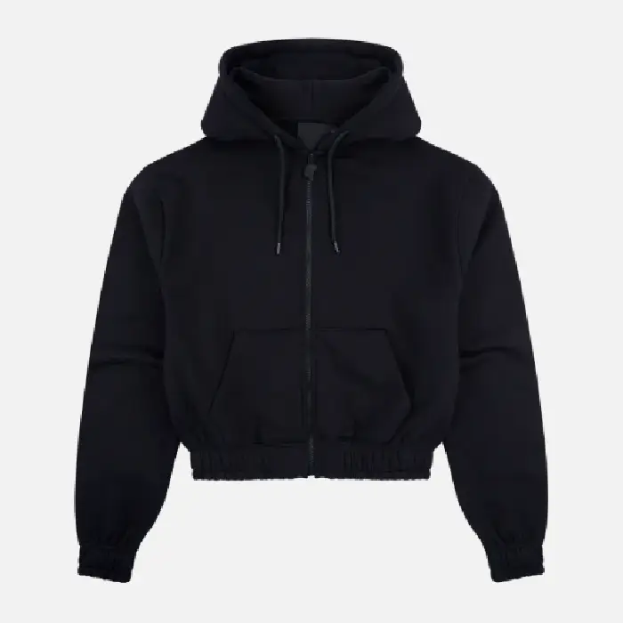 Discover the Discover the women’s black zip-up hoodie at Syna Worlds. Fast delivery worldwide and easy returns.Fast delivery worldwide.