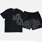 Discover the Synaworld Syna Logo Black Shorts Set at Syna Worlds. A high-quality, comfortable garment.