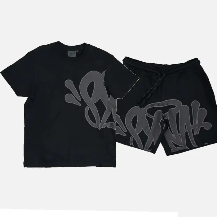 Discover the Synaworld Syna Logo Black Shorts Set at Syna Worlds. A high-quality, comfortable garment.