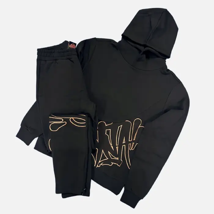 Get the Slice Logo Hooded Top Black/Rose Gold at an affordable price; a unique, high-quality design.
