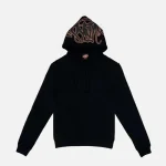 Hooded Top with Logo Black/Rose Gold with logo for men and women by Syna Worlds. Available in all sizes and colours.
