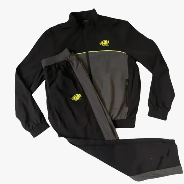 Get they Syna World Logo Shell Black Tracksuit at an affordable price – a unique, high-quality design available from Syna Worlds. Get they Syna World Logo Shell Black Tracksuit at an affordable price – a unique, high-quality design available from Syna Worlds.