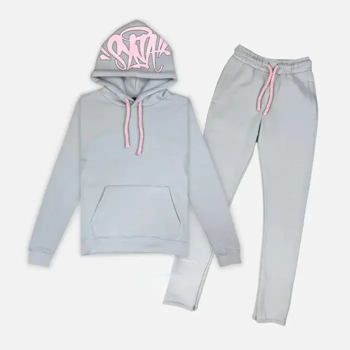 Discover the Syna world Tracksuit Syna Logo Grey/Pink at Syna Worlds. We’ve created this unique design using high-quality materials.