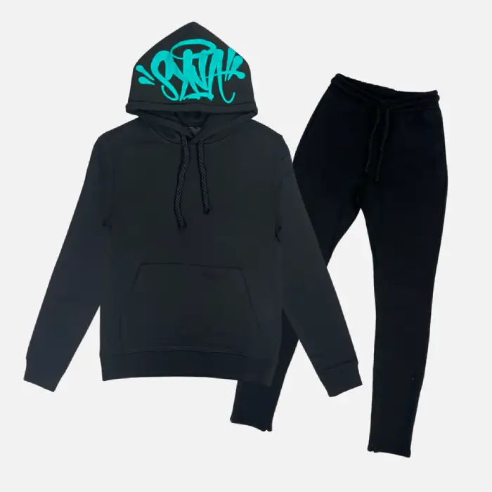 Buy a tracksuit featuring the Syna logo – Black. We have new stock available in our Syna Worlds shop. Free delivery.