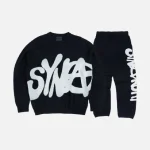 At an affordable price, Syna World Black Tracksuit from Syna Worlds . We offer unique designs and best quality on all products.
