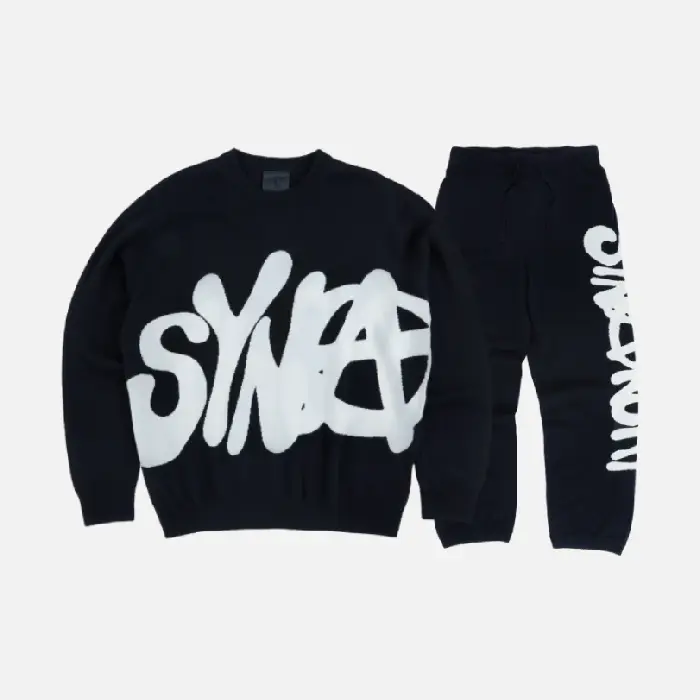 At an affordable price, Syna World Black Tracksuit from Syna Worlds . We offer unique designs and best quality on all products.