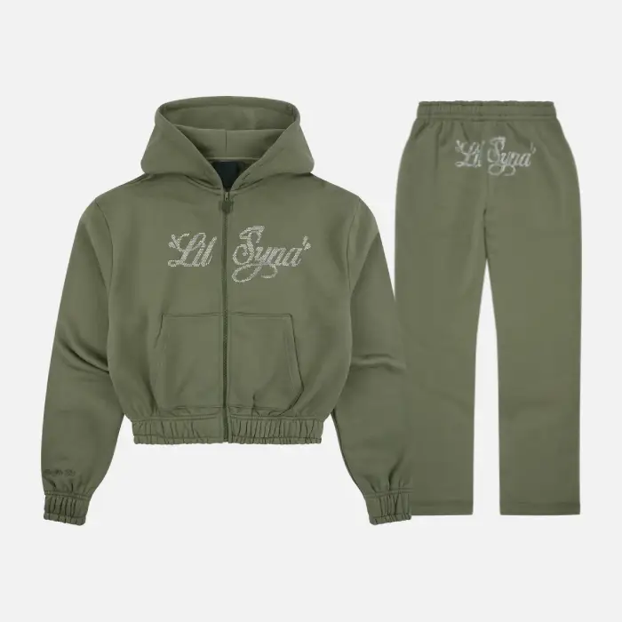 Shop for the stylish Syna World Lil Syna Women’s Khaki Tracksuit from Syna World. The best quality available.
