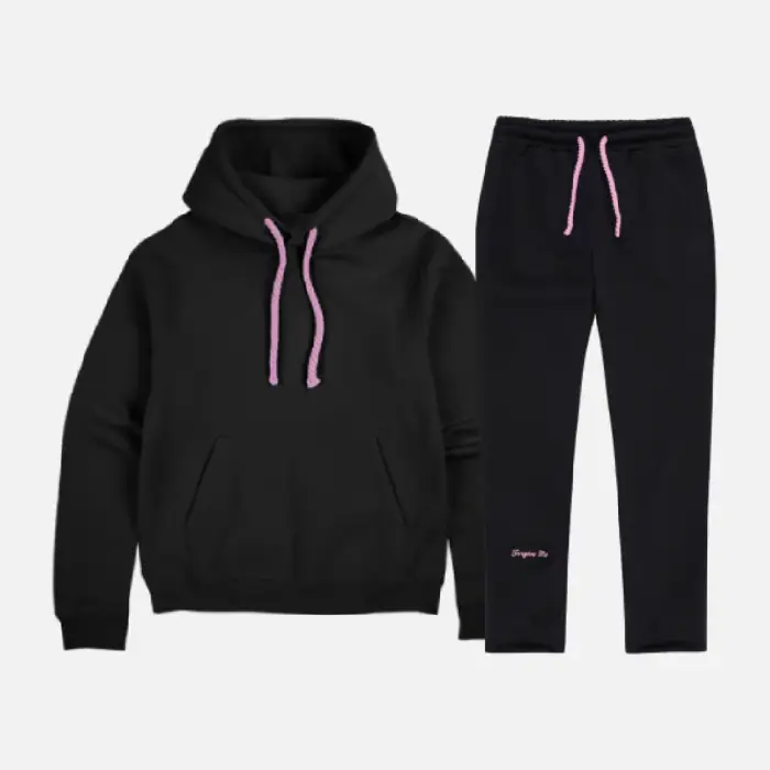 Black tracksuit with the Syna World Rose Logo Black Tracksuit. Limited stock at Syna Worlds. A tracksuit of incredible quality. Order it now! Hurry!