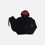 Discover the full Syna Logo Tracksuit – Black/Red Tracksuit at Syna Worlds. Fast delivery worldwide and easy returns.