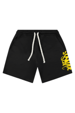Discover the finished product: Syna World x Central Cee Team Shorts Black/Yellow at Syna World. Fast delivery